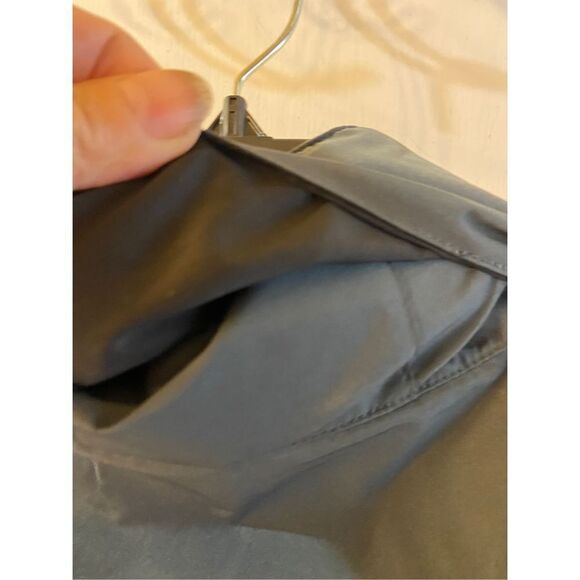 Frogg Toggs M-L Mens rain jacket collar hood blue gray Color Block Nwot - Picture 5 of 9